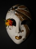 Mask and rose