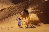 Dune Kid Running Camel